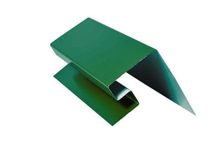 Околооконная планка объемная, 70x200x2000 мм, RAL 6005 зеленый