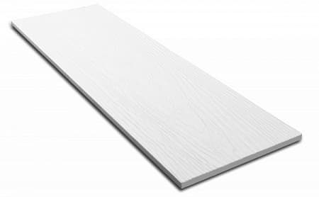 Фиброцементный сайдинг Decover, 3600х190 мм, Snow (Ral 9016 транспортный белый)