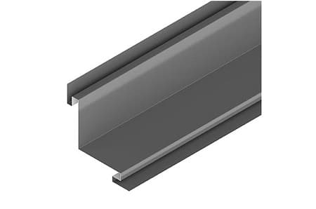 Угол сайдинга внутренний 3D 100х100 Aquasystem, Pural 0.5, 3.0 м, RR 23 маренго