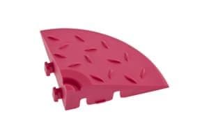 Угловой элемент обрамления Альта-Профиль, цвет розовый