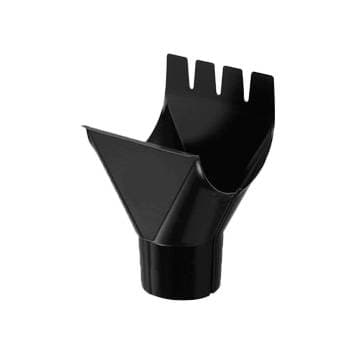 Воронка желоба D150 Icopal / Икопал, цвет Ral 9011 (чёрный)