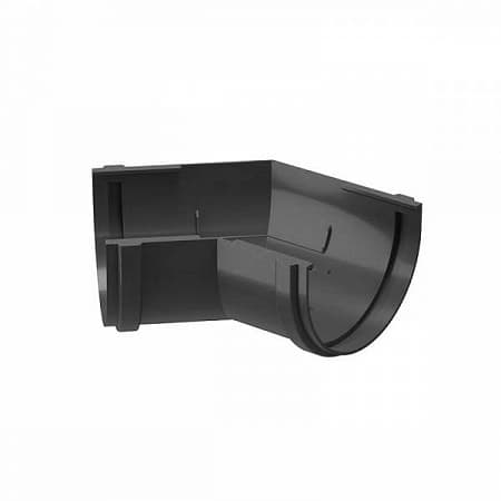 Угловой элемент 135°, D120 мм Деке Премиум / Docke Premium, цвет графит (Ral 7024)