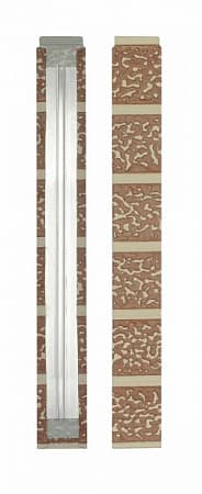 Заглушка межпанельного стыка Zodiac / Зодиак, Мелкозернистый кирпич, 50х50х408 мм, цвет AE8-016