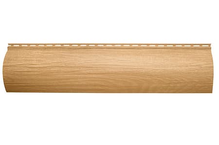 Сайдинг виниловый однопереломный ВН-01 Альта Профиль ЛЮКС, Блокхаус, 3100х200х1.1 мм, каштан