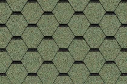 Гибкая черепица Icopal (Икопал) Tema, цвет Зеленый лес