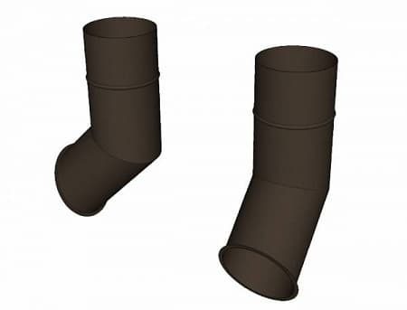 Отлив фальц D120 мм, Zn + порошк.покраска, цвет RR 32 (темно-коричневый)