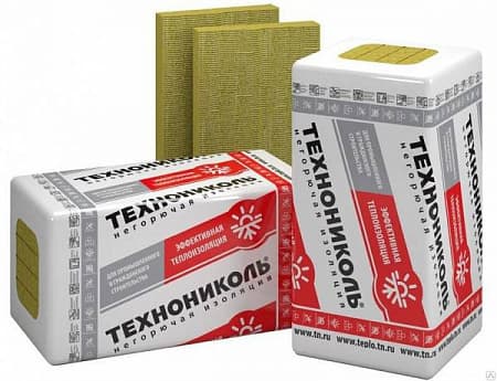 Утеплитель ТЕХНОРУФ В ЭКСТРА Технониколь 155-185 кг/м3, размеры 50х600х1200 мм, упаковка 0,144 м3 (4 плиты)
