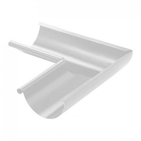 Угол внутренний 90°, D125 Icopal / Икопал, цвет Ral 9002 (белый)