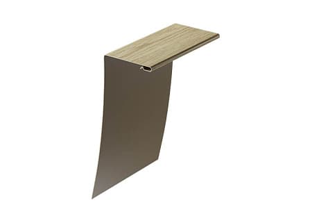 Универсальный околооконный профиль Docke LUX, 3000 мм, кедр