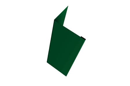 Нащельник 25х35 жалюзи (для калиток и ворот) Milan,Tokyo, 0,5 Atlas, 1.68 м, RAL 6005 зеленый мох