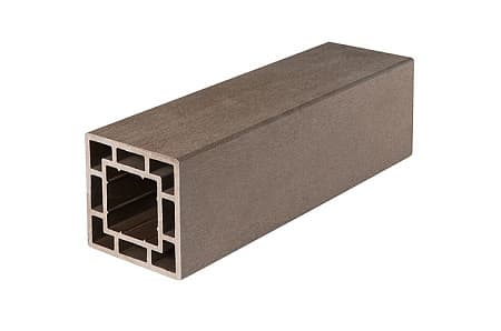 Столб ДПК / опорный профиль (пустотелый) CM Railing, 3000х120х120 мм, MERBAU (мербау)