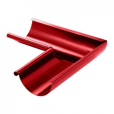 Угол внутренний 90°, D125 Icopal / Икопал, цвет Ral 3009 (красный)