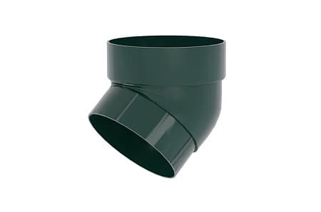 Колено трубы 67º ПВХ Grand Line 135/90 мм, RAL 6005 зеленый мох