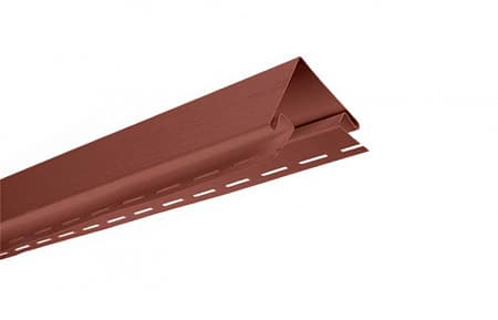 Наружный угол Альта Профиль Blockhouse (Блокхаус), 3000 мм, красно-коричневый