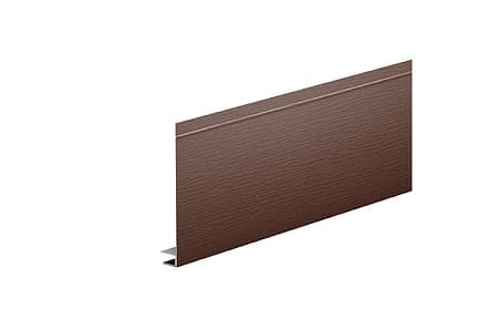 J-фаска AQUASYSTEM, 0.45 PE Matt, Zn 140, 150x2000 мм, RAL 8017 коричневый
