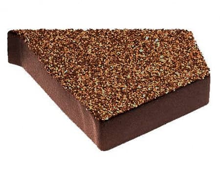 Заглушка Метротайл (Metrotile) для торцевой планки, левая, цвет пустыня, 118х100 мм