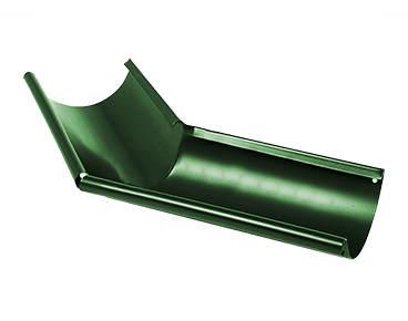 Угол желоба наружный 135° D125 Металл Профиль Foramina (Престиж), цвет зеленый (RAL 6005)