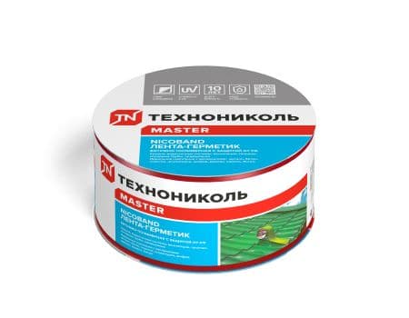 Самоклеющаяся герметизирующая лента NICOBAND (Никобенд) Технониколь, 10000х75 мм, цвет коричневый