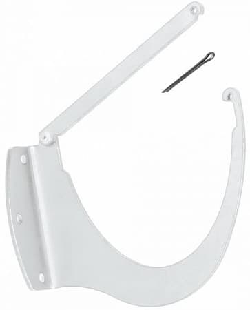 Кронштейн желоба металл Стандарт Альта Профиль, D115 мм, белый
