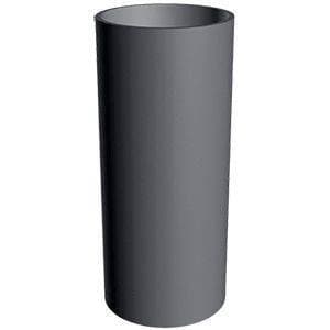 Труба водосточная 1,0 м Docke LUX, цвет графит (RAL 7024)