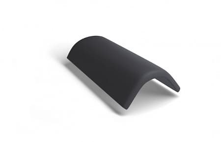 Коньковая черепица Kriastak, неокрашенный черный