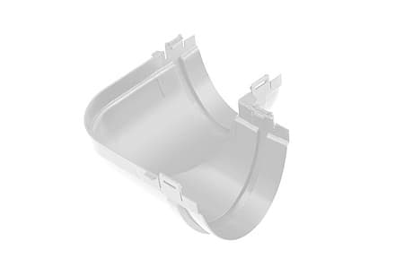 Угол желоба 90° ПВХ Стандарт Альта Профиль, D115 мм, белый