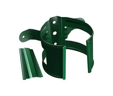 Кронштейн трубы на дерево Grand Line 90 мм, зеленый RAL 6005