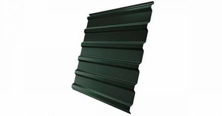 Профнастил С20R Гранд Лайн / Grand Line 0,5 Quarzit lite ZA 265, цвет RAL 6020 (хромовая зелень)