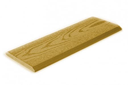 Торцевая планка Grand Line 3000x118x11 мм, золотой