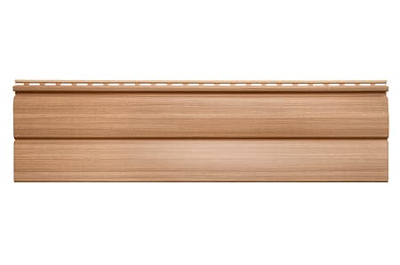 Сайдинг виниловый двухпереломный малый ВН-03 Альта Профиль ЛЮКС, Блокхаус, 3000х226х1.1 мм, орех