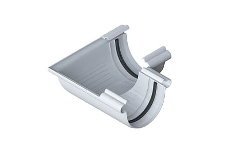 Угол желоба 90° ПВХ Элит Альта Профиль, D125 мм, белый