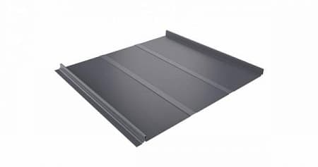 Кликфальц Line Гранд Лайн / Grand Line, PE 0.45, цвет RAL 7004 (сигнально-серый)