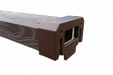 Крепление перила Nautic Prime прямое, коричневый