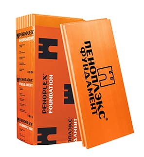 Утеплитель Пеноплэкс Фундамент / Penoplex 29-33 кг/м3, размеры 100х585х1185 мм, упаковка 0,277 м3 (4 плиты)