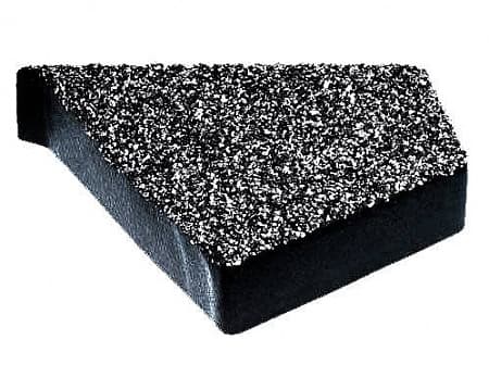 Заглушка Метротайл (Metrotile) для торцевой планки, левая, цвет сланцевый, 118х100 мм