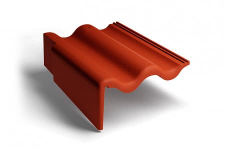 Боковая левая черепица Kriastak, красный