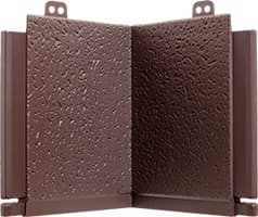 Угловой доборный элемент Альта-Декор, 690х160 мм, коричневый