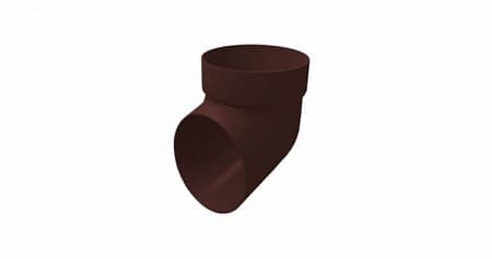 Колено сливное ПВХ Grand Line 87 мм, RAL 8017 шоколадный