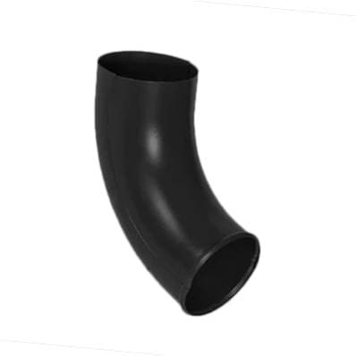 Отвод трубы нижний D100 Icopal / Икопал, цвет Ral 9011 (чёрный)