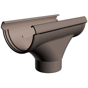 Воронка Docke LUX цвет шоколад (Ral 8019)