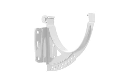 Кронштейн желоба ПВХ Стандарт Альта Профиль, D115 мм, белый