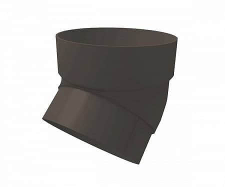 Колено трубы 45º ПВХ Grand Line 87 мм, RAL 7024 графит