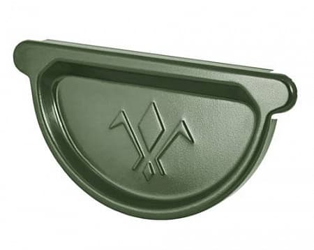 Заглушка универсальная с резиновым уплотнением D150 Aquasystem Pural, цвет тёмно-зелёный RR 11