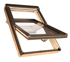 Мансардное окно Fakro FTP-V U3 Z-Wave с автоматическим управлением, размер 78х140