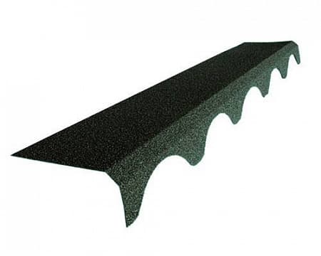 Подконьковый элемент Метротайл (Metrotile) Romana, цвет темно-зеленый, 1110 мм