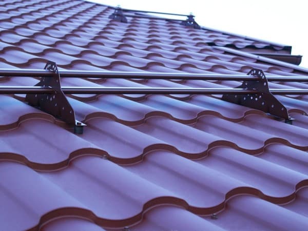 Кронштейн универсальный Grand Line (Гранд Лайн), цвет RAL 3011 (красно-коричневый)