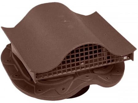 Кровельный аэратор Muotokate-KTV Vilpe (Вилпе) для металлической кровли без адаптера, коричневый