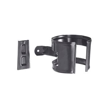 Хомут трубы (уши) на деревянную стену D100 Icopal / Икопал, цвет Ral 7011 (темно-серый)