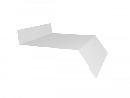 Отлив 150, угол 110°, цвет RAL 9003 (белый)