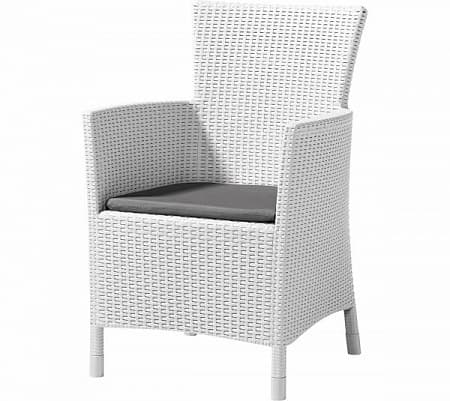 Кресло Iowa Allibert (Аллиберт), цвет белый